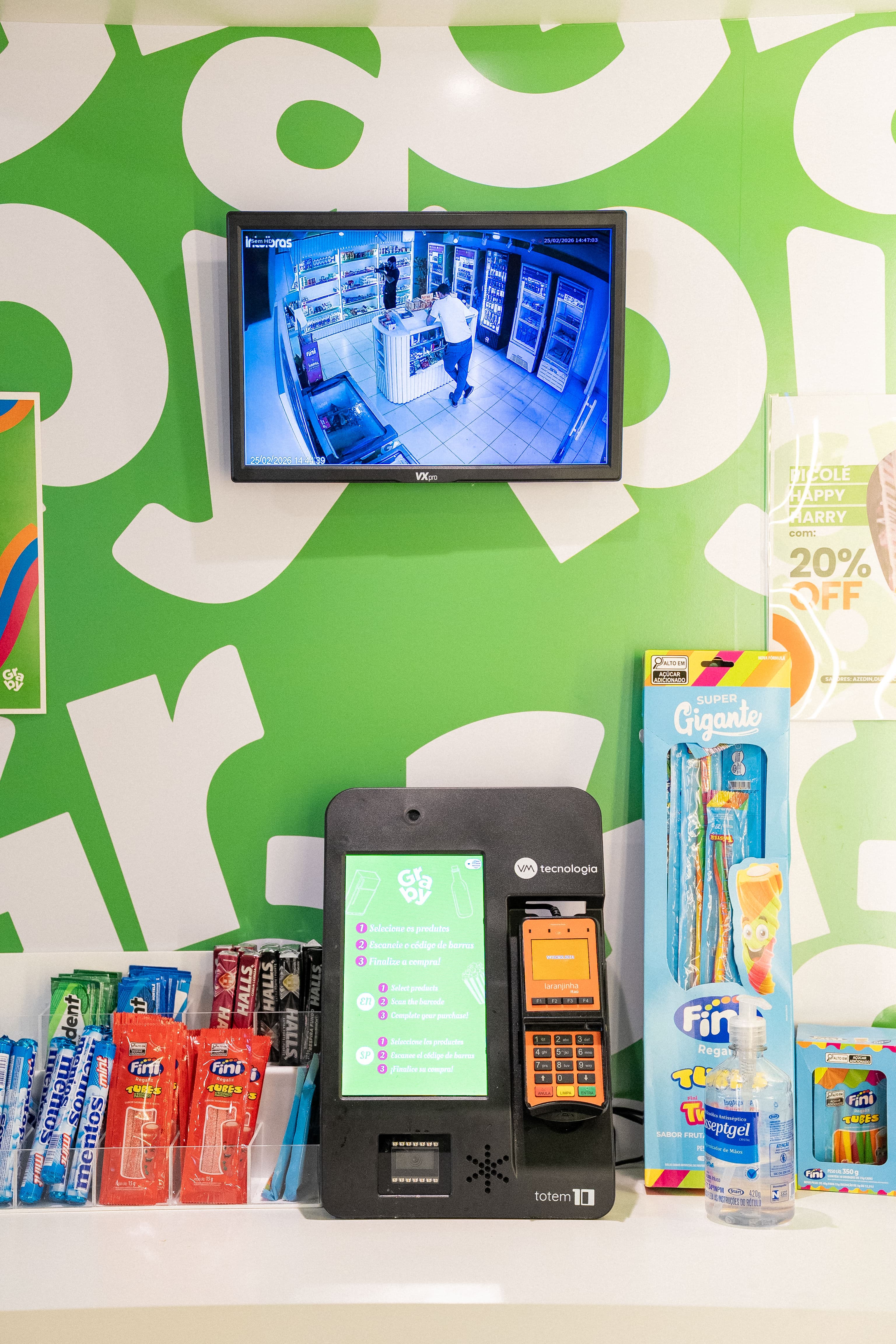 Totem de self-checkout Graby